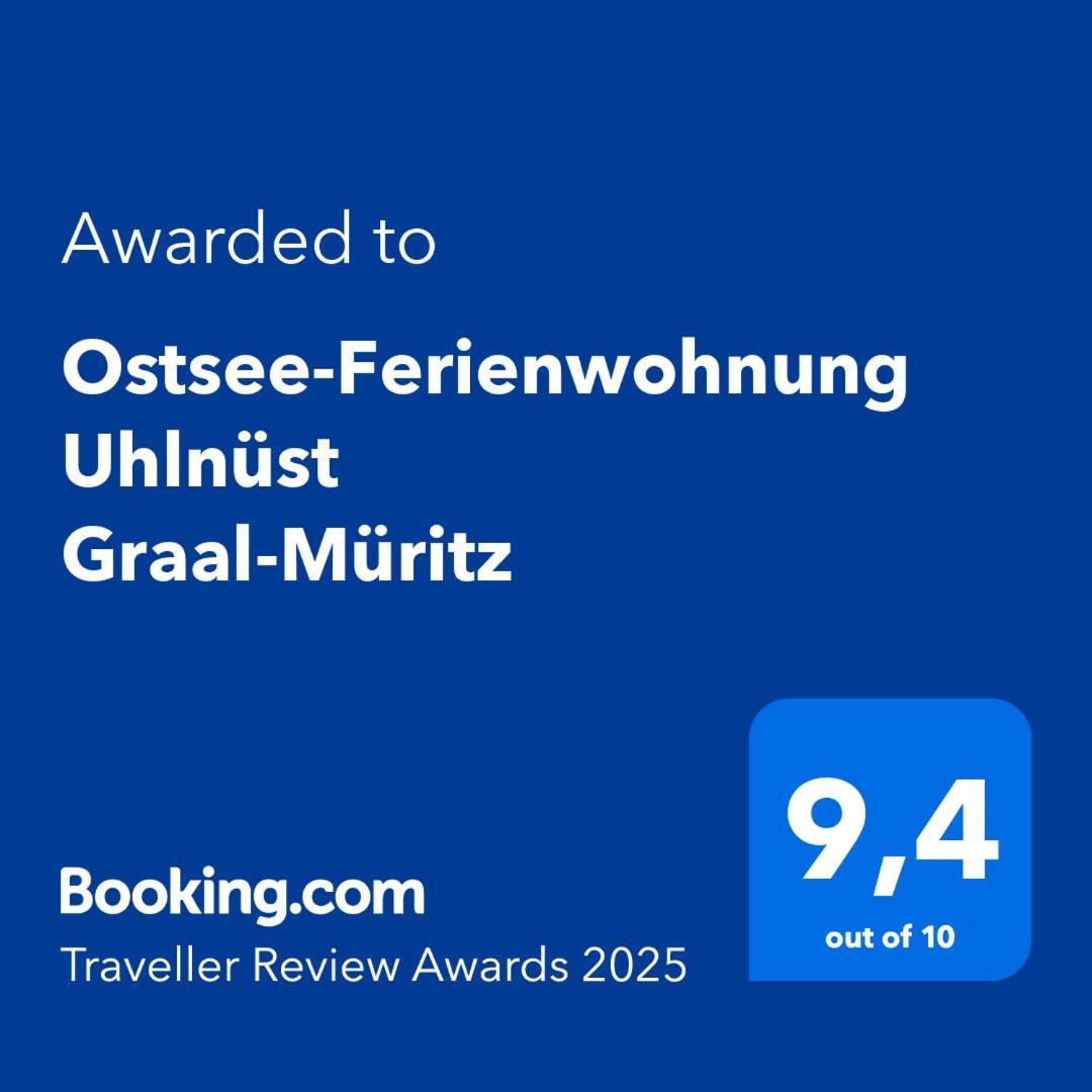 Ostsee-Ferienwohnung Uhlnüst Graal-Müritz Gelbensande Exterior foto